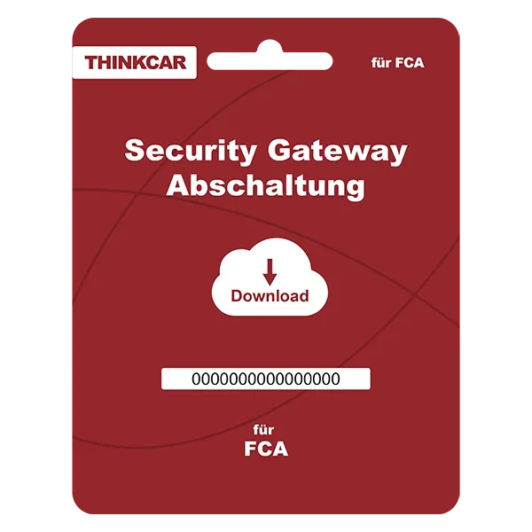 SGW Lizenz für FCA für Thinkcar Geräte